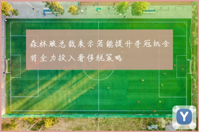 森林狼总裁表示若能提升夺冠机会将全力投入奢侈税策略